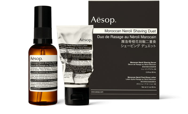 Moroccan Neroli Shaving Duet