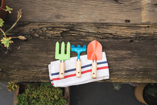 Mini Garden Tools - Gloves, Fork, Hand Shovel