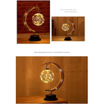 LED Ball Lamp Wrought Iron Moon Lamp