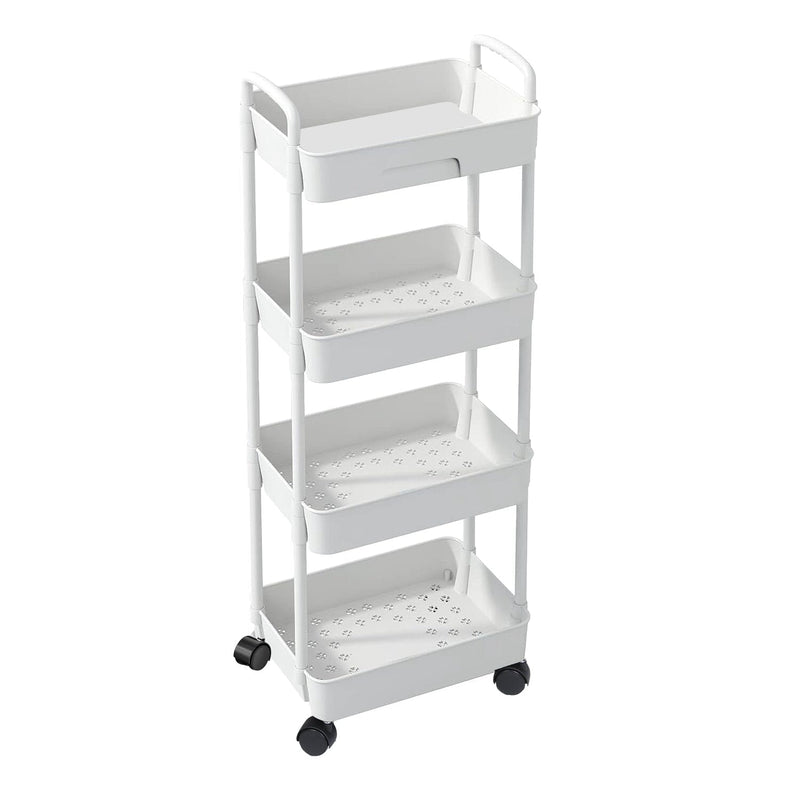 Rolling Utility Cart with Drawer