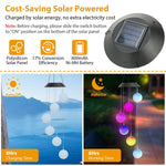 Solar Powered LED Ball Wind Chimes - Color Changing LED String Light